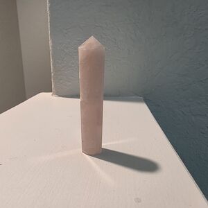 Rose Quartz Crystal Tower